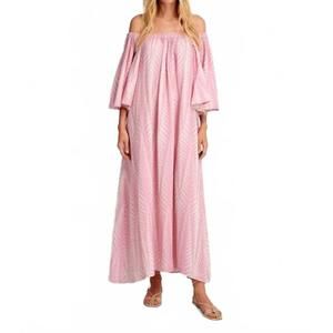 NEW PEARL AND CAVIAR finley maxi dress in pink